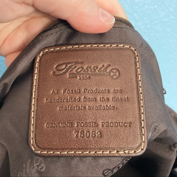 Vintage Fossil Brown Bag - Preowned - Picture 3 of 9